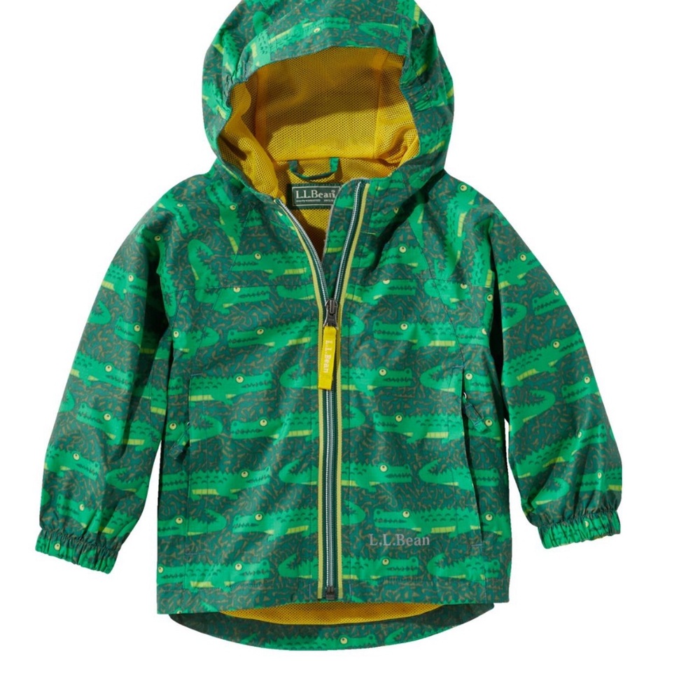 LL Bean Toddler Discovery Rain Jacket 4T